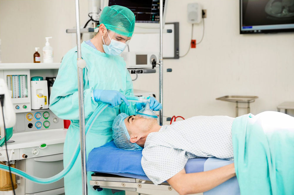 Narkose bei Patient